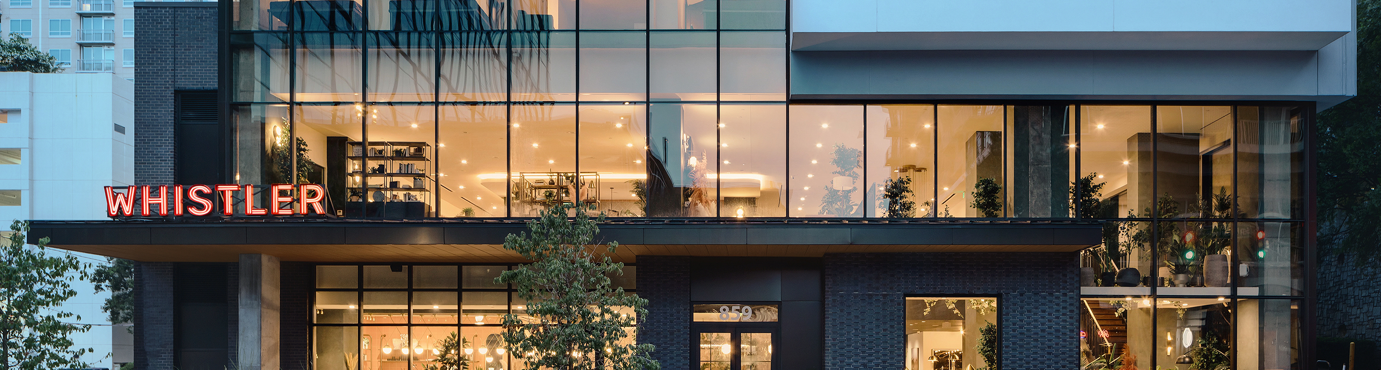 The exterior of Whistler Atlanta
